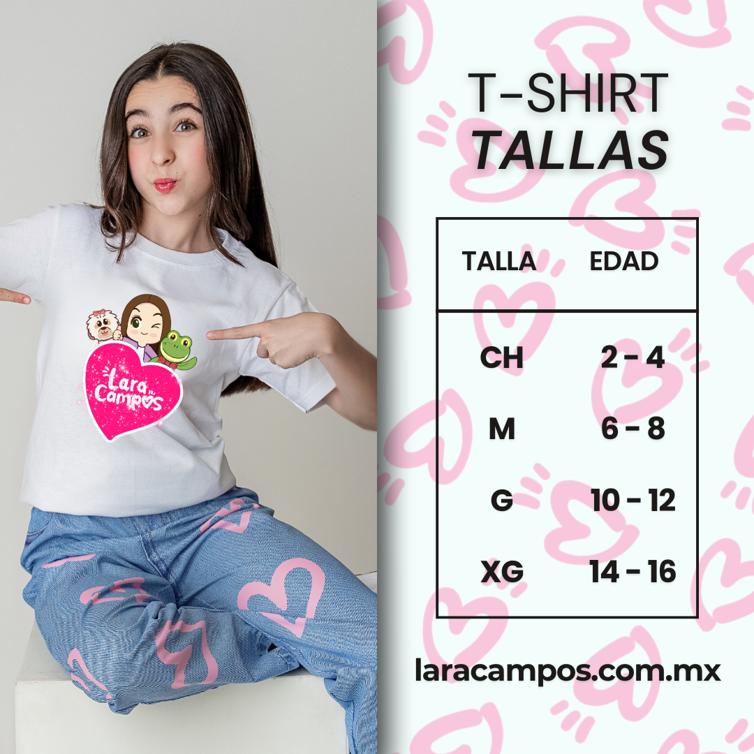 Playera Corazón Amigos — vista 3