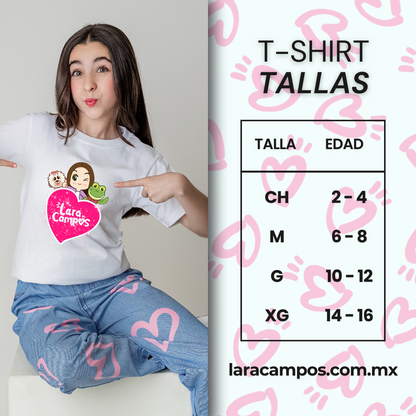Playera Corazón Amigos — vista 3
