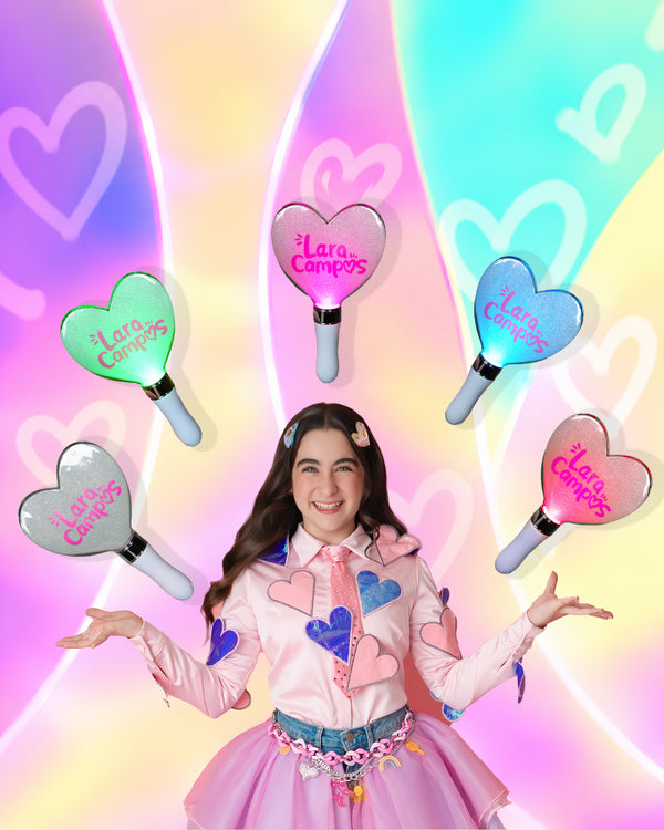 Corazón Mágico: lightstick oficial de Lara Campos, 6 colores - producto oficial Lara Campos