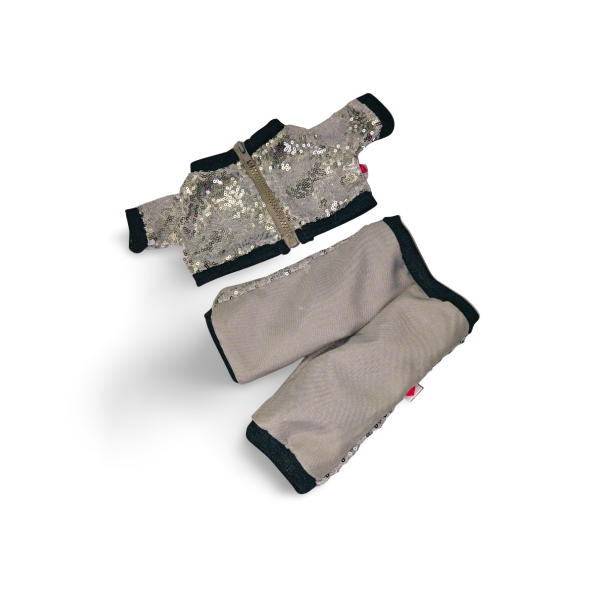 Set Chaqueta de Lentejuelas con Pantalón gris — vista 2