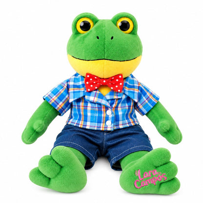 Set camisa a cuadros azul y amarillo con bermuda de mezclilla para Rhenné