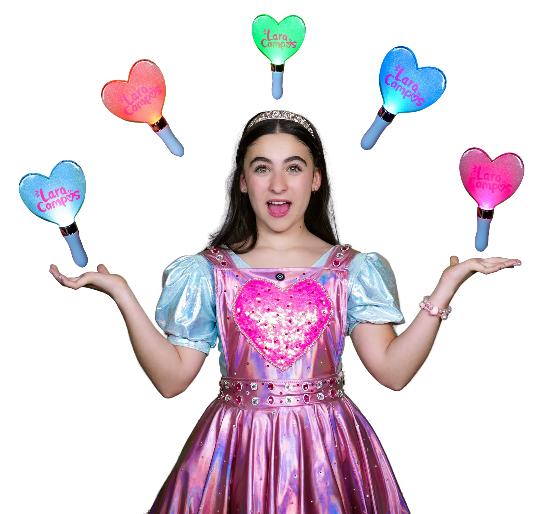 Lara Campos con Corazón Mágico