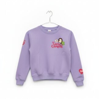 SUDADERA LILA AMIGOS