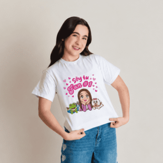 Playera Fan No 1 Rosa
